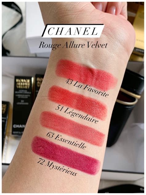 chanel rouge allure lipstick shades